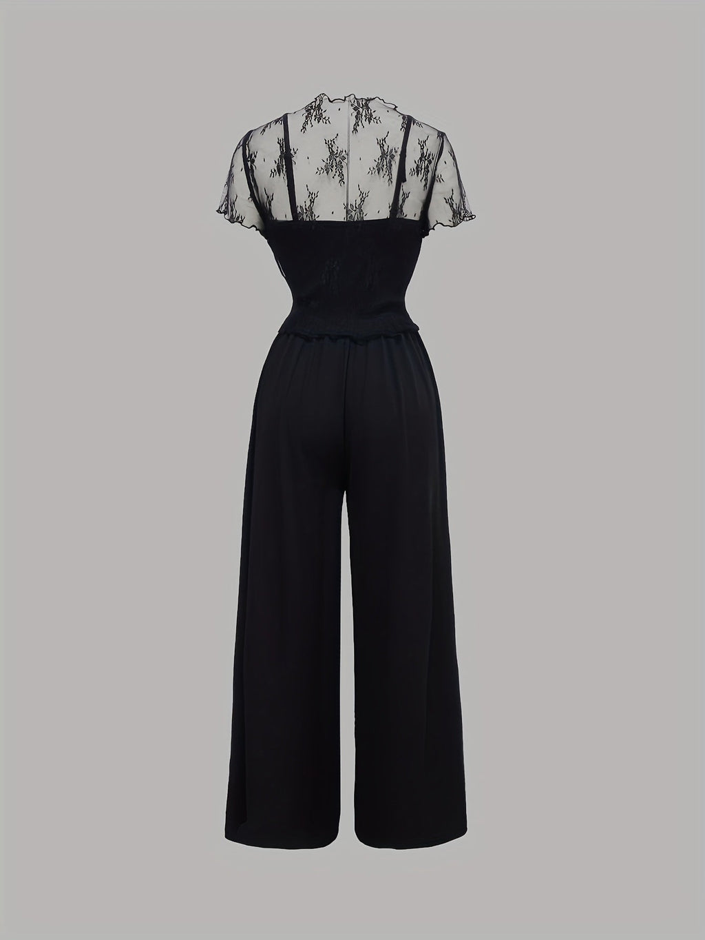 VELORA Chic Lace Jumpsuit