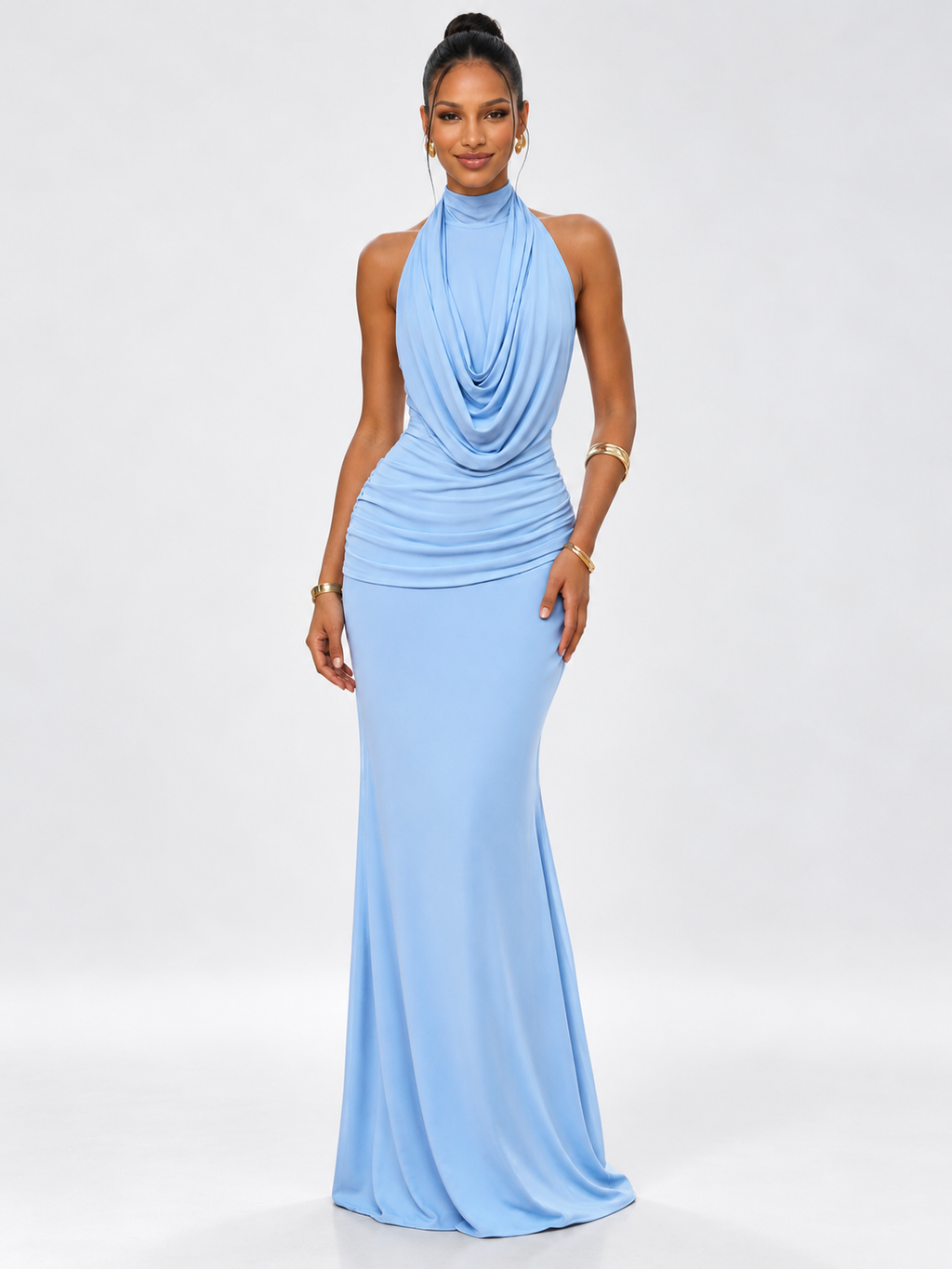 Soraya Draped Maxi Dress