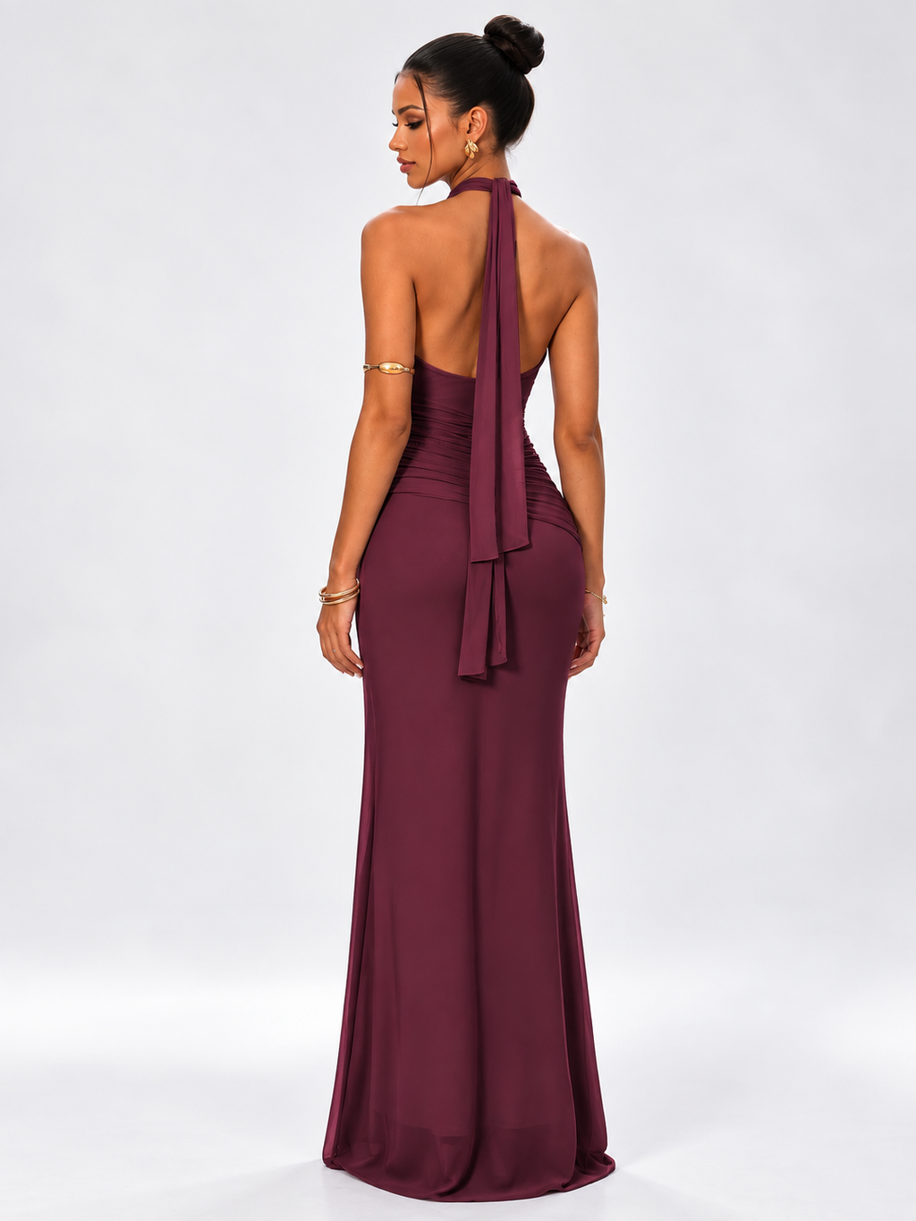 Soraya Draped Maxi Dress