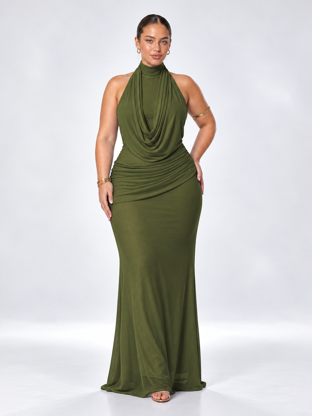 Soraya Draped Maxi Dress