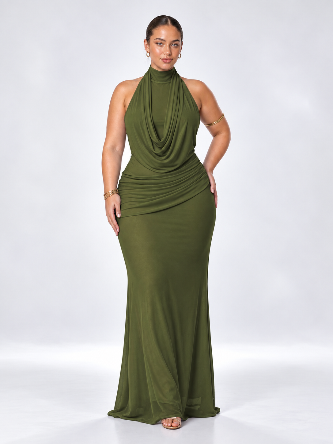 Soraya Draped Maxi Dress