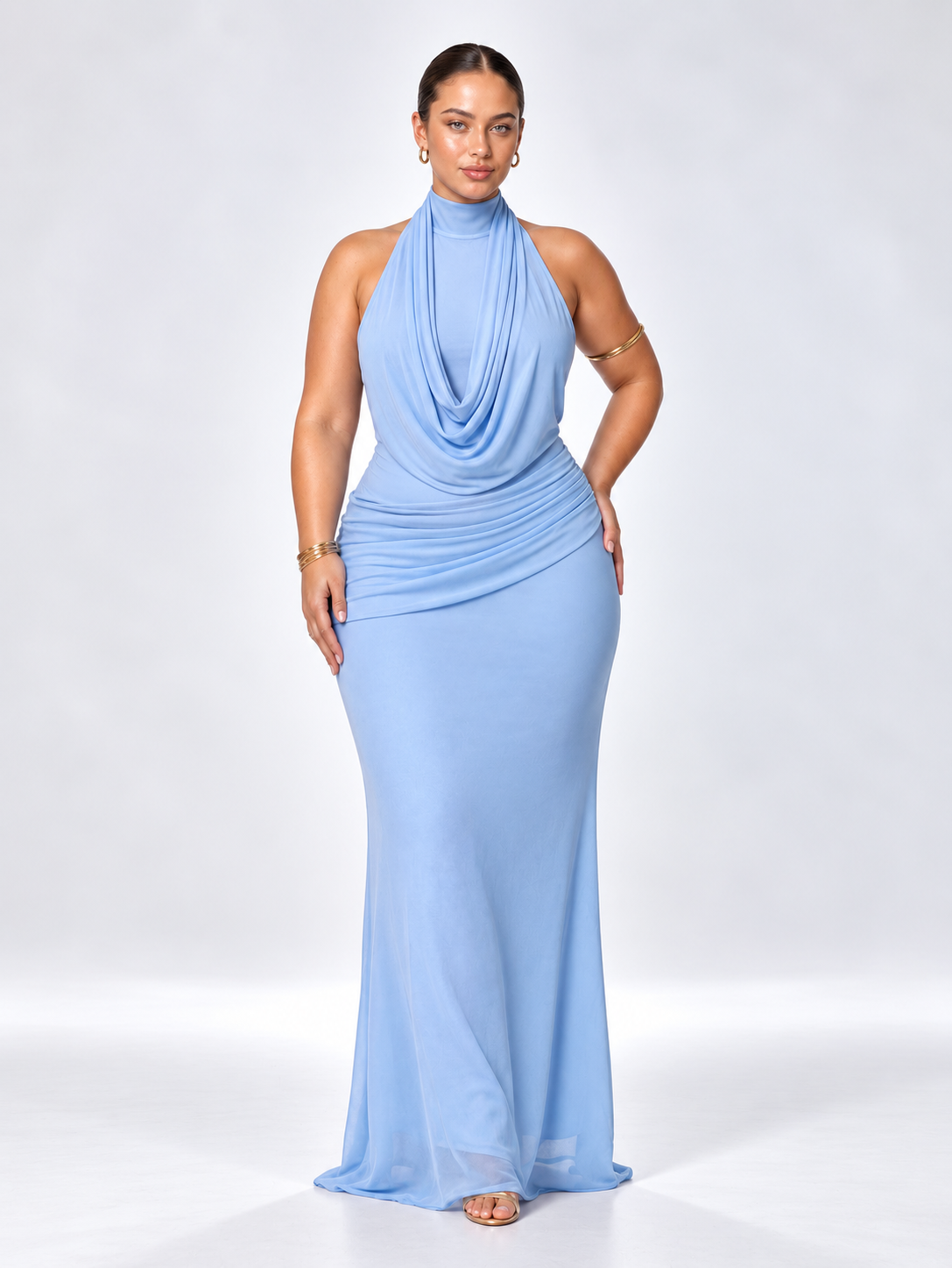Soraya Draped Maxi Dress