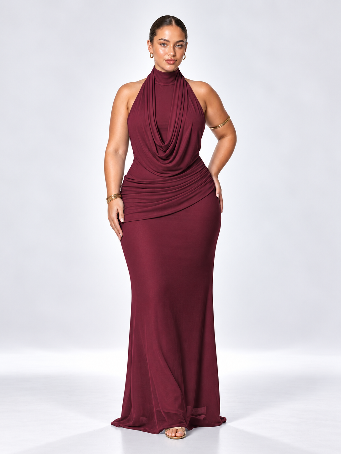 Soraya Draped Maxi Dress
