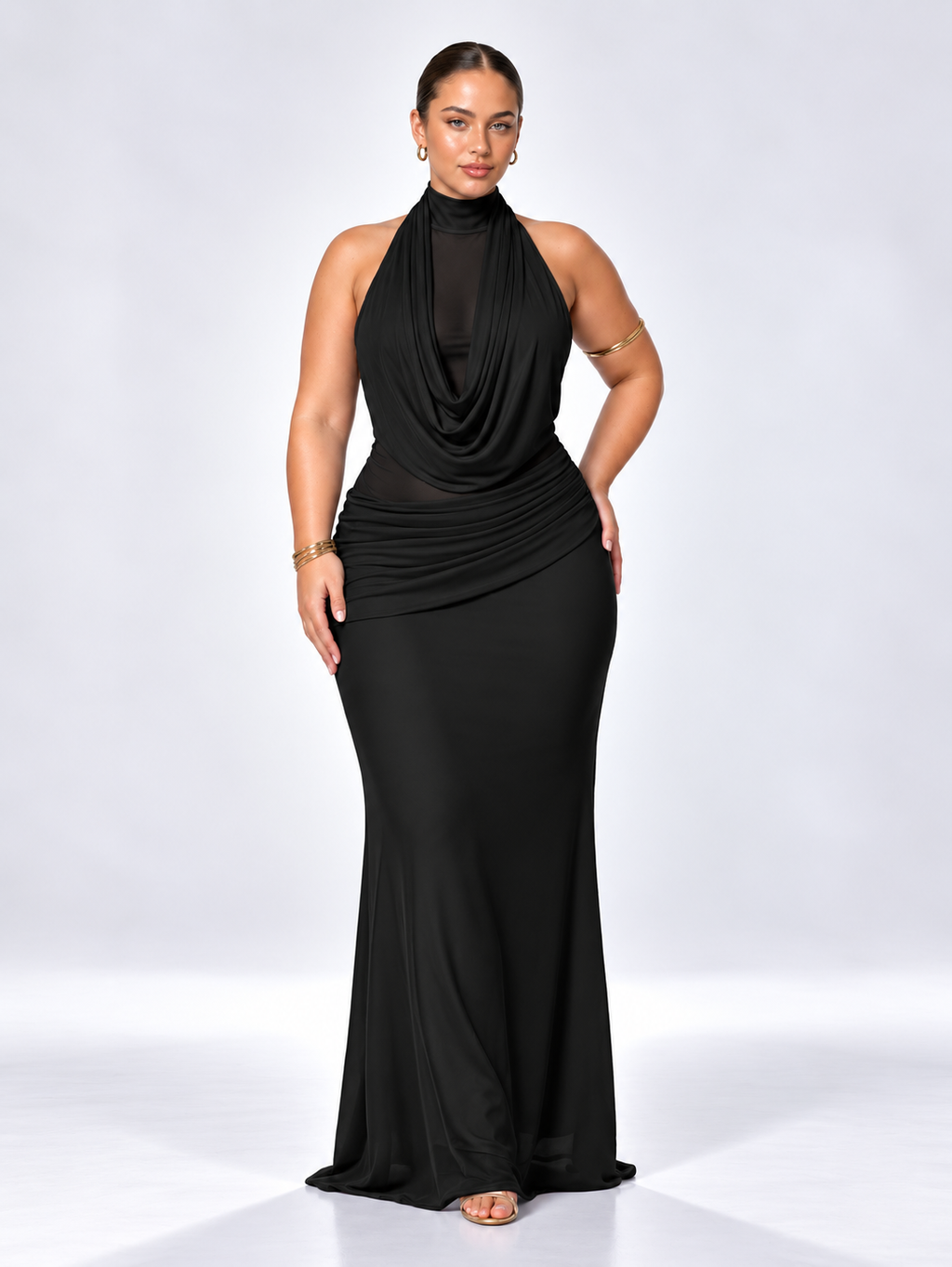 Soraya Draped Maxi Dress