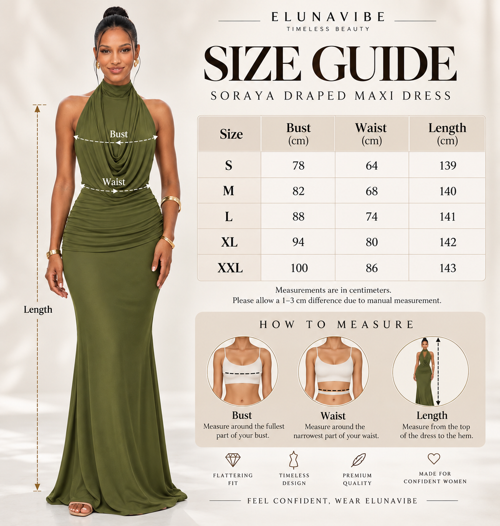 Soraya Draped Maxi Dress