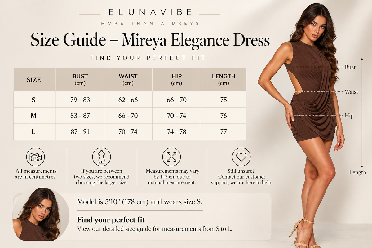 Mireya Elegance Dress – Draped Open-Back Mini Dress
