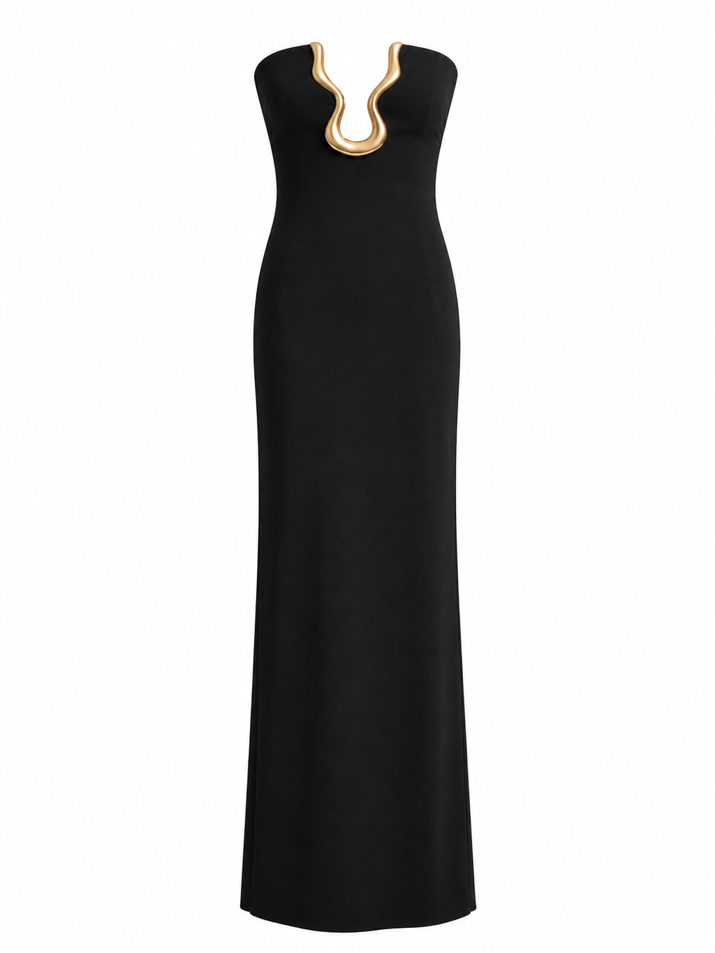 Soléa Sculptural Maxi Dress
