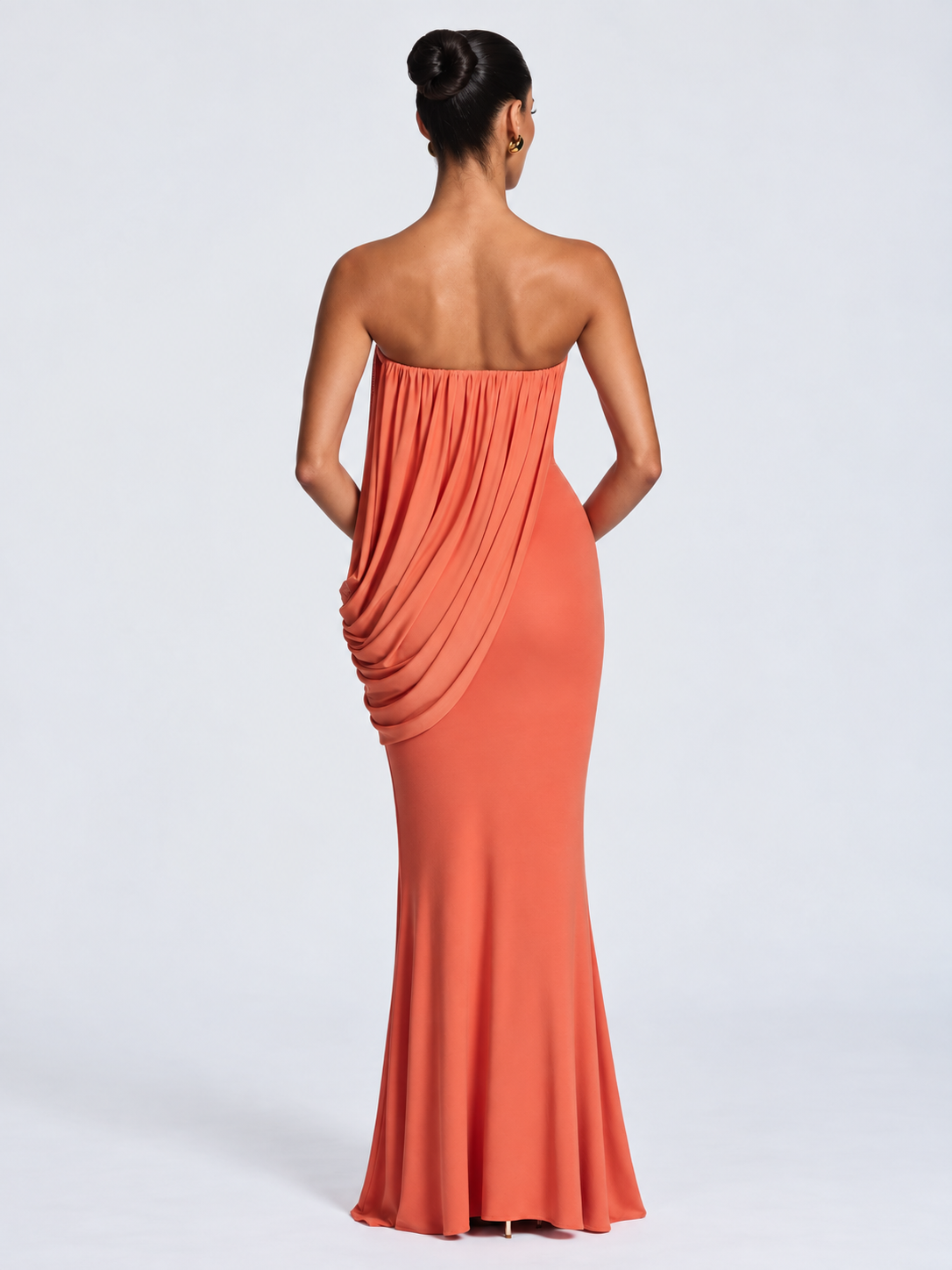 Solévia Draped Maxi Dress