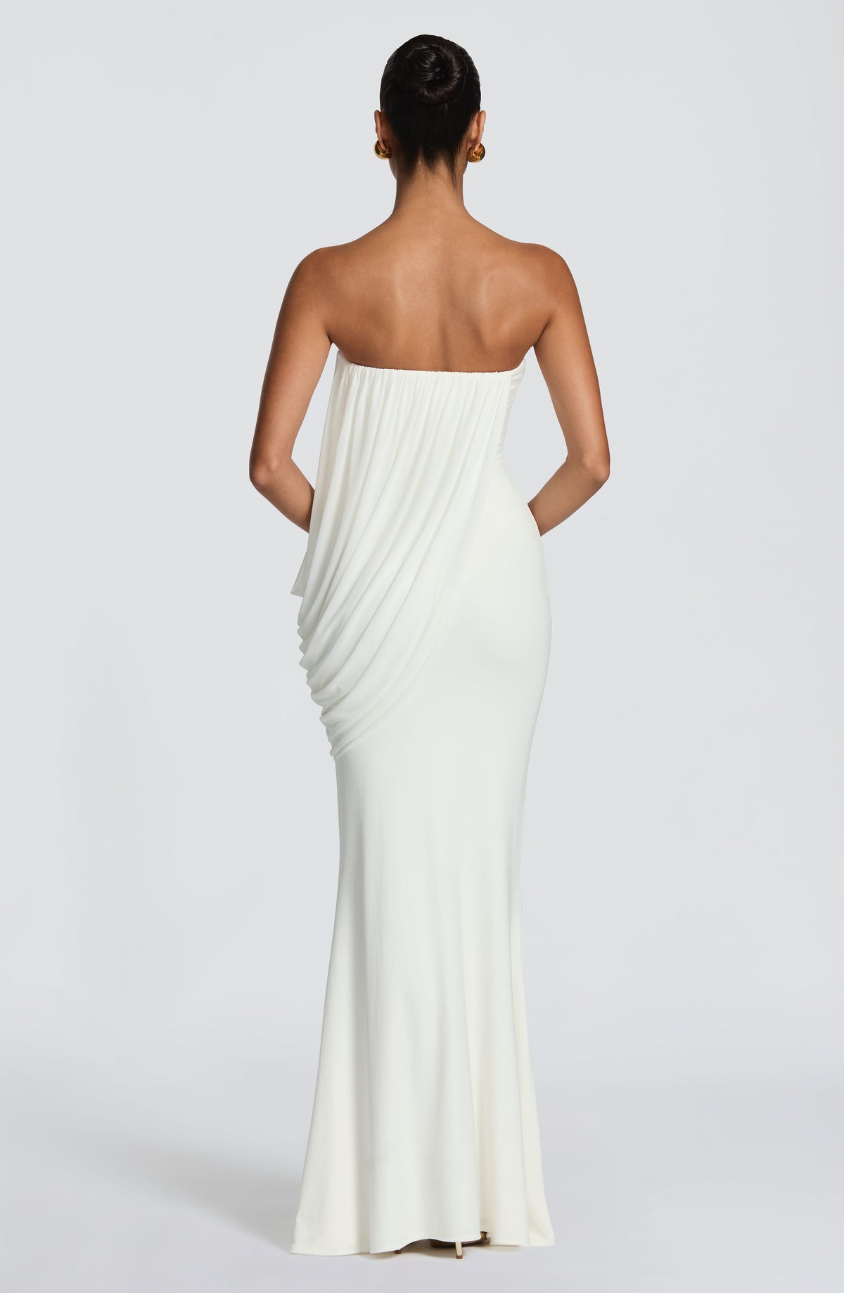 Solévia Draped Maxi Dress