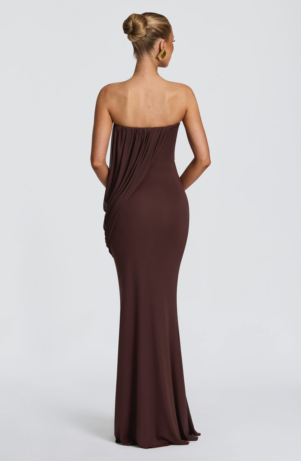 Solévia Draped Maxi Dress