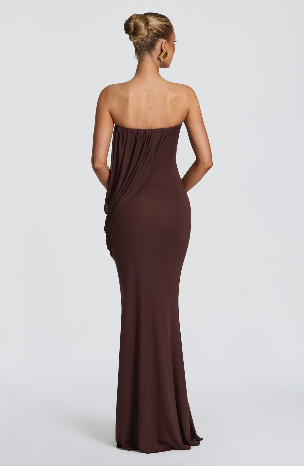 Solévia Draped Maxi Dress